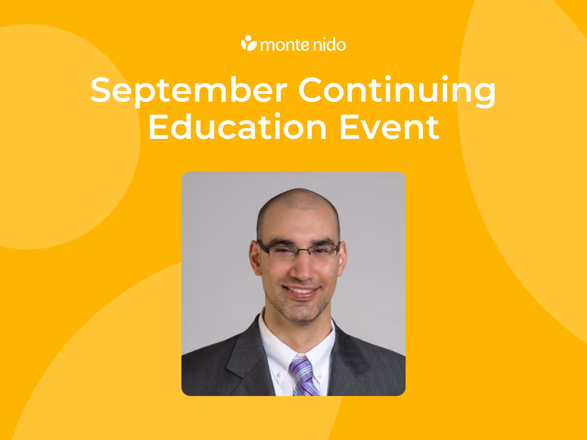 Monte Nido September CE Event Header Image
