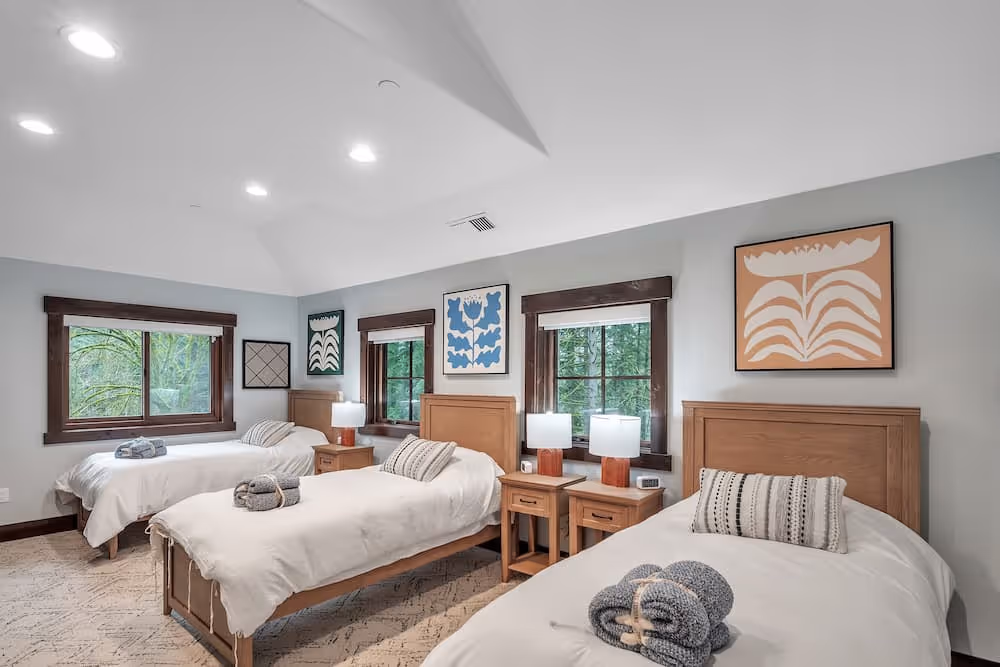 Bedroom at Monte Nido Clementine Lake Oswego