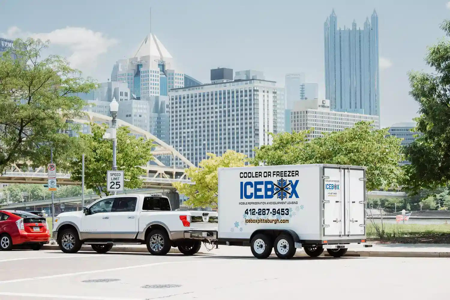 refrigerated trailer - refrigerated container hire