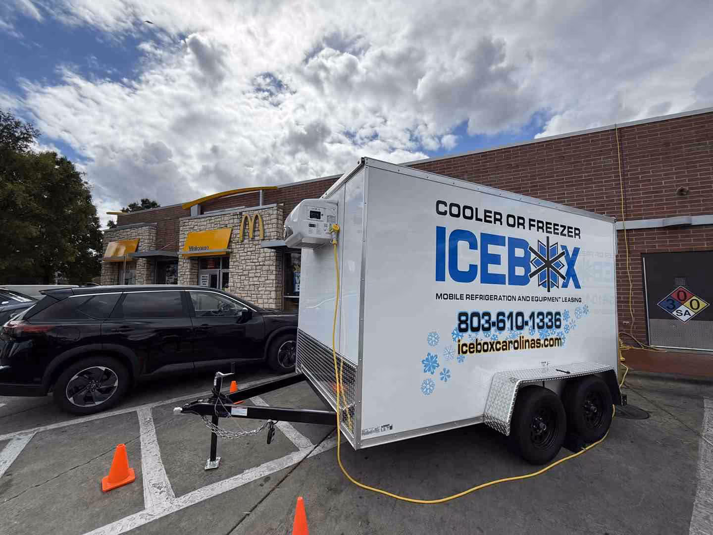 mobile refrigerated trailer Charleston - cold storage Charleston SC