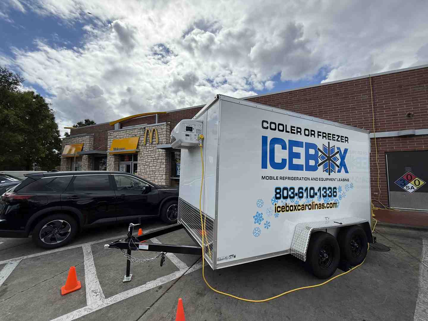mobile refrigerated trailer Charleston - cold storage Charleston SC