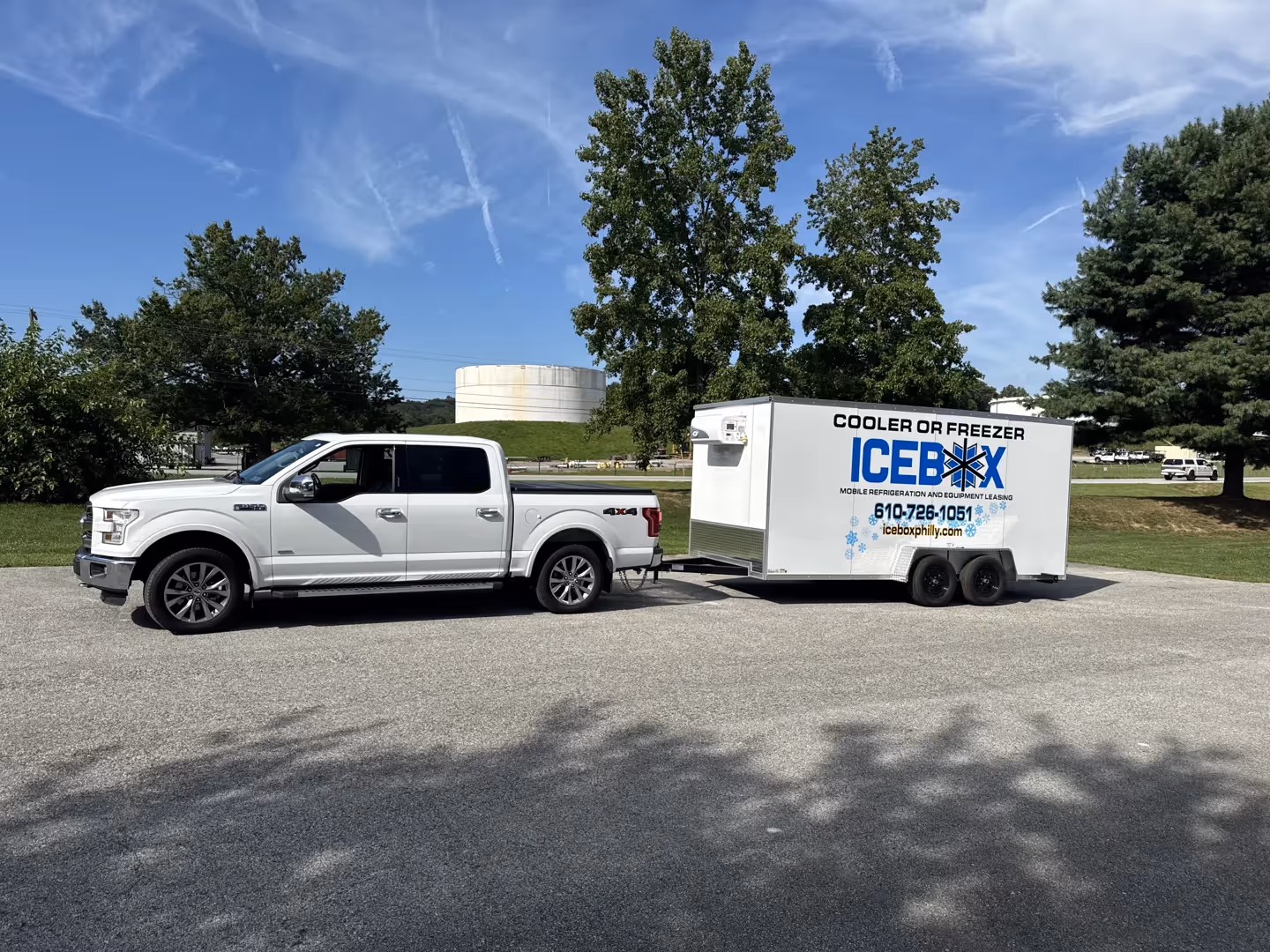 rent a freezer mobile trailer at commercial venue - Rent a freezer