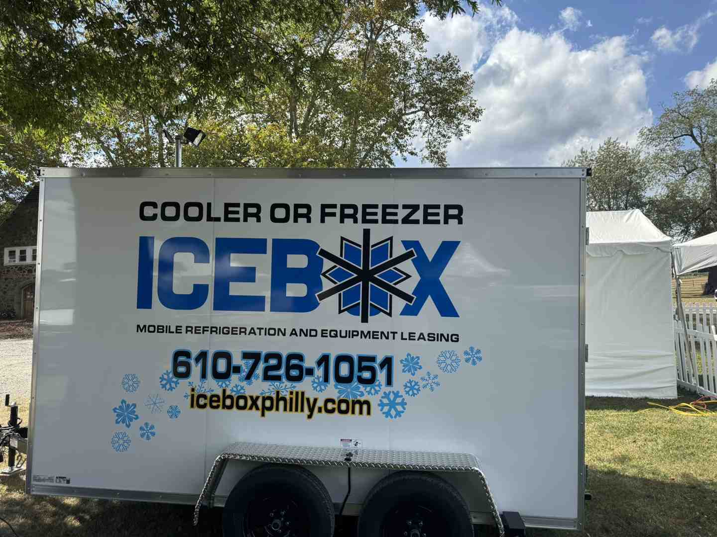 Icebox mobile cooler trailer delivered and ready for use Icebox mobile cooler trailer delivered and ready for use