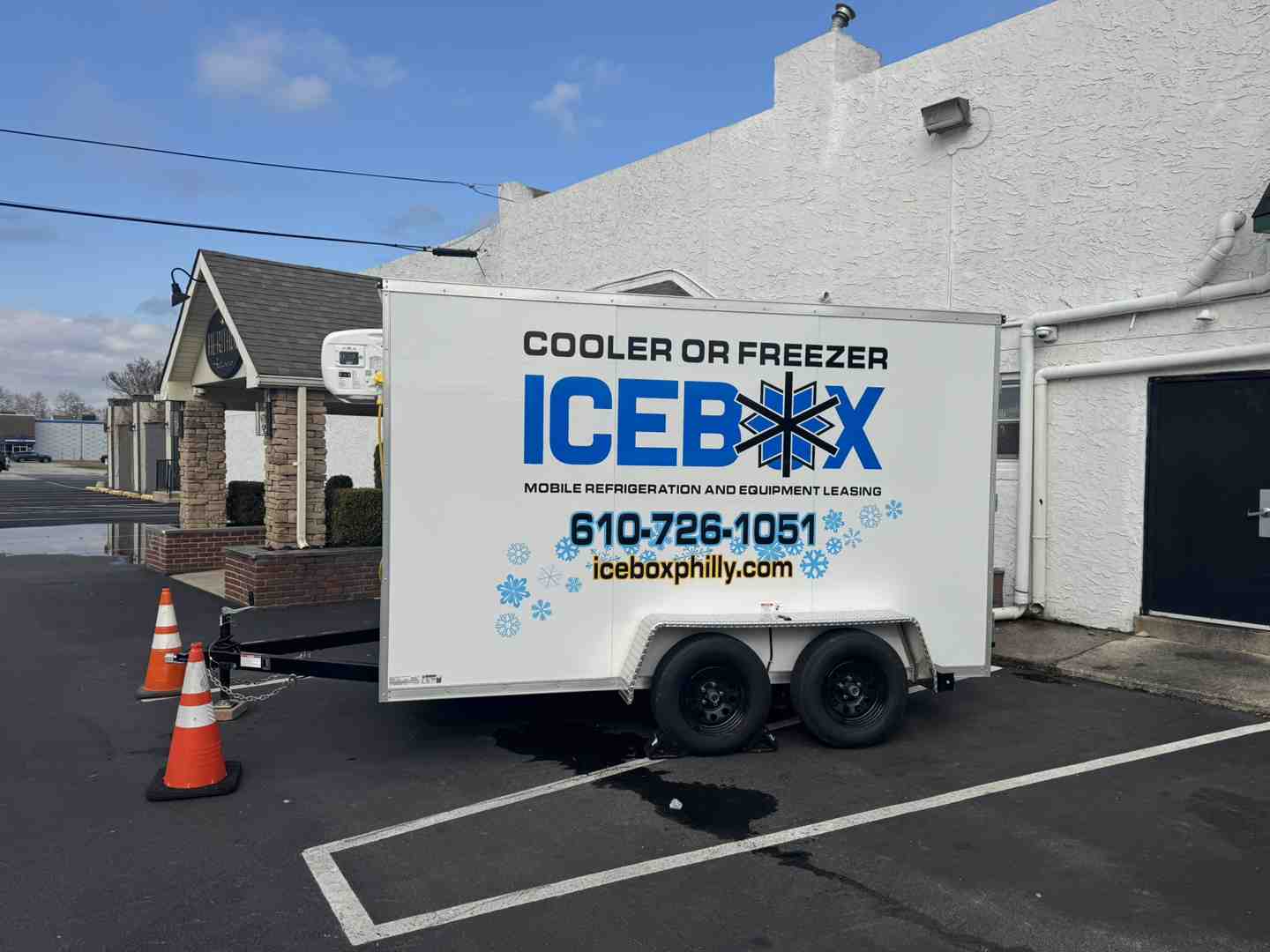 on-site mobile freezer trailer for frozen dairy storage on-site mobile freezer trailer for frozen dairy storage