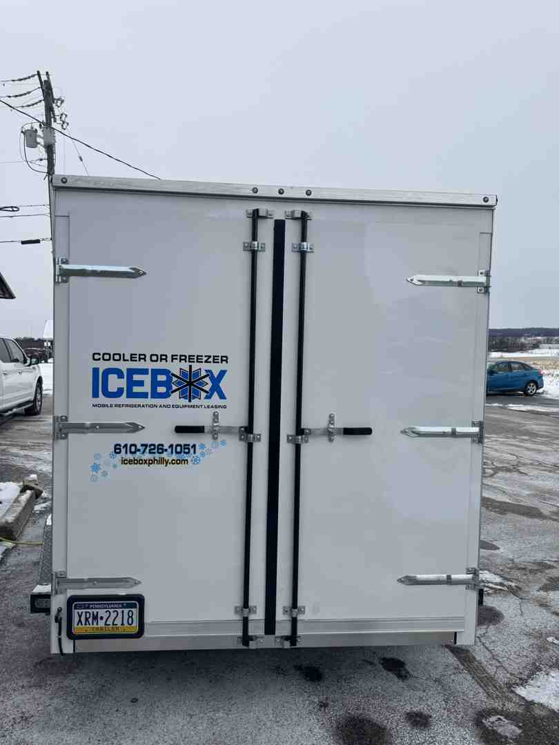 mobile refrigerated beer trailer parked at a craft brewery taproom mobile refrigerated beer trailer parked at a craft brewery taproom