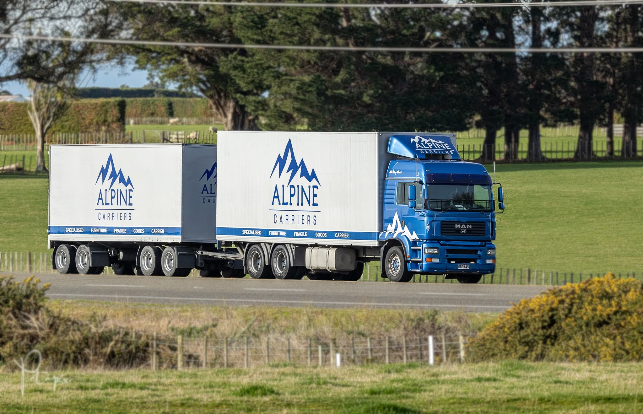 Christchurch transport and freight company truck