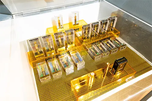 Picture of the dispensary. It's showing inside of the store & showcasing their products.