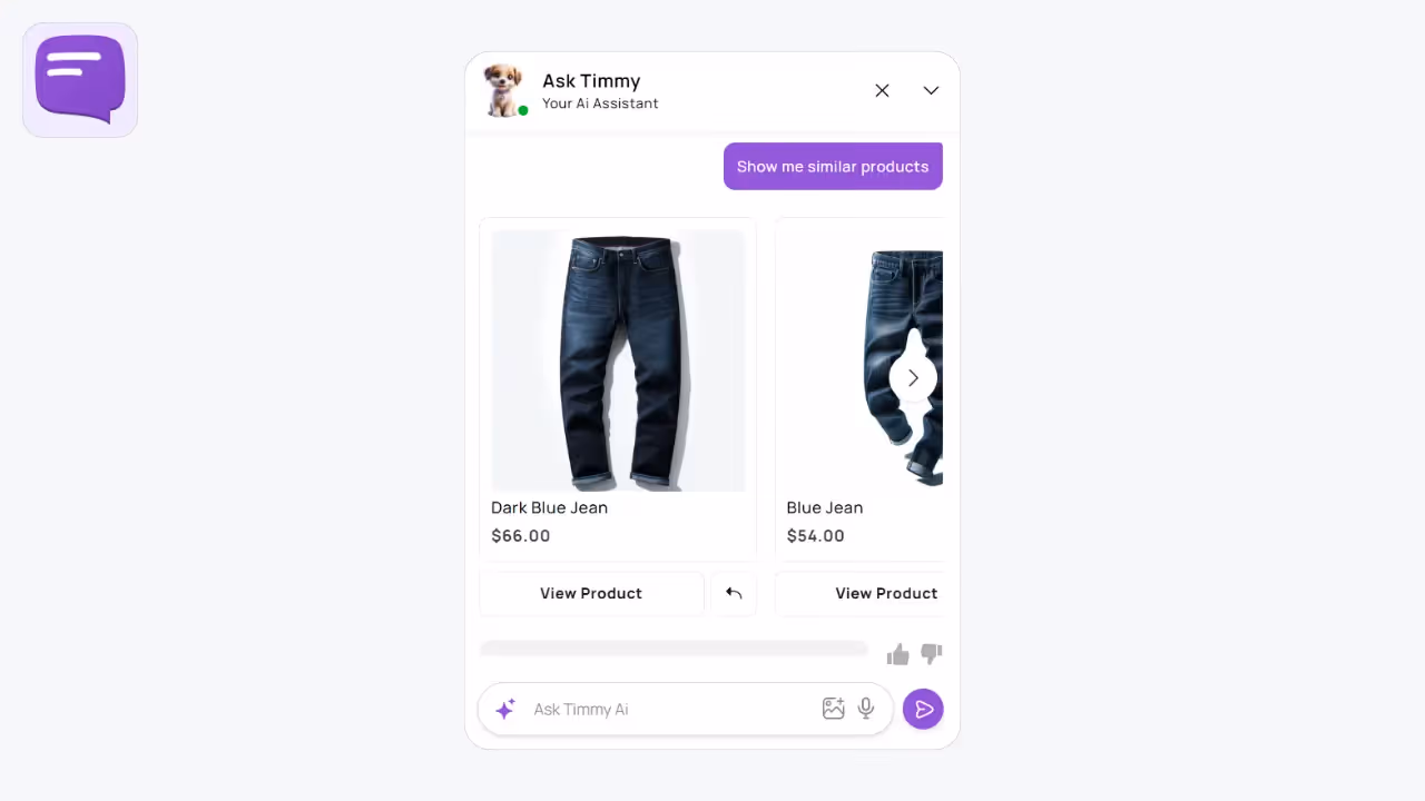 AskTimmy.ai - ai chatbot for upsell and cross sell