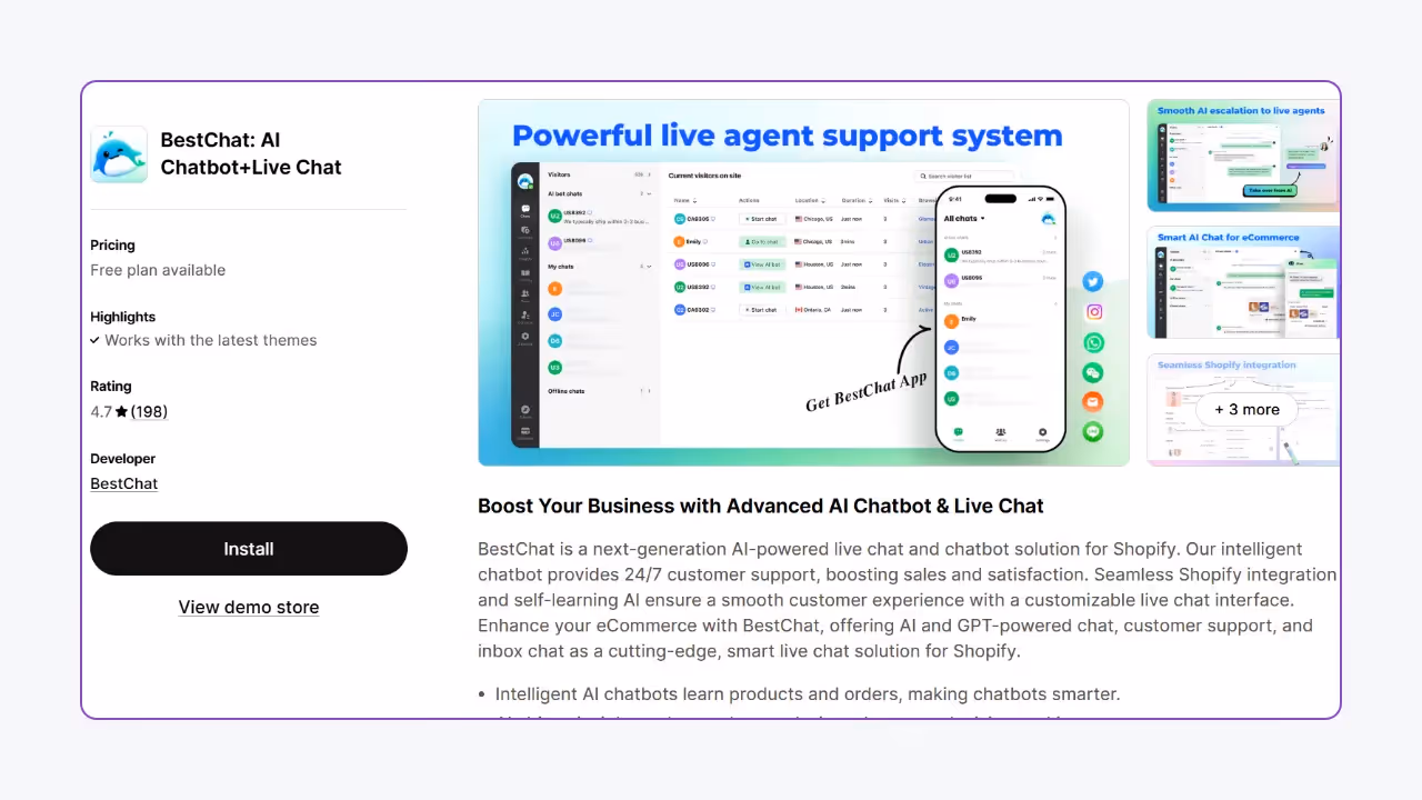 BestChat - Best Shopify AI Chatbot to Show Related Product