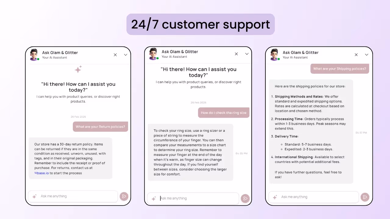 AI shopping assistant offers 24/7 customer support