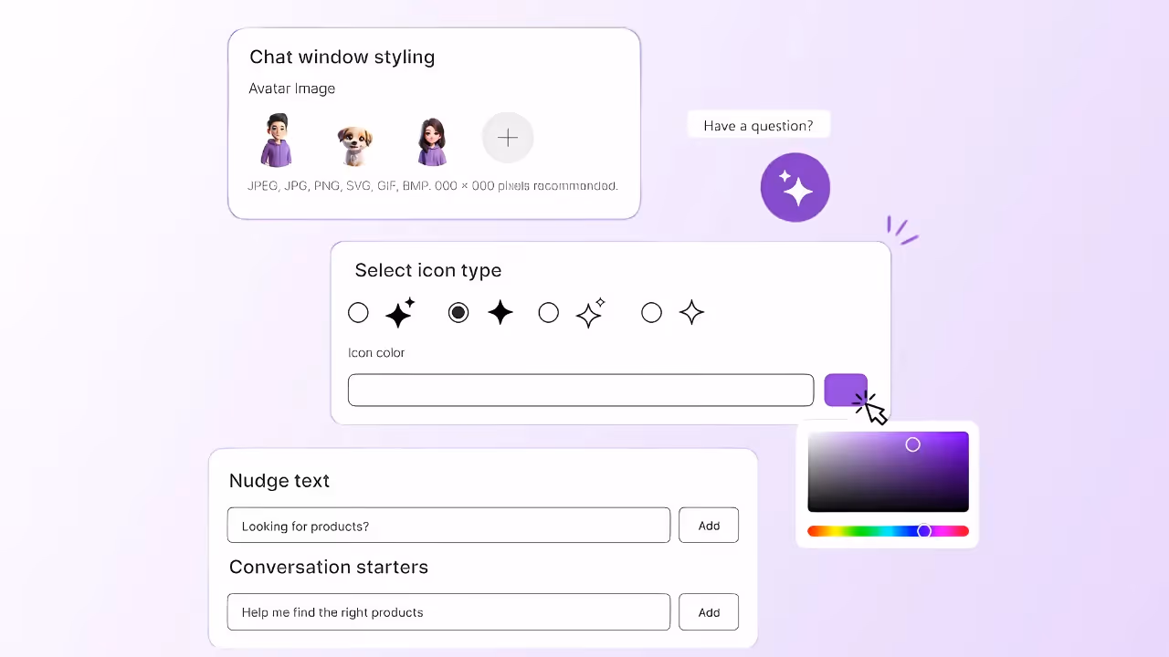 Customize the AI chat