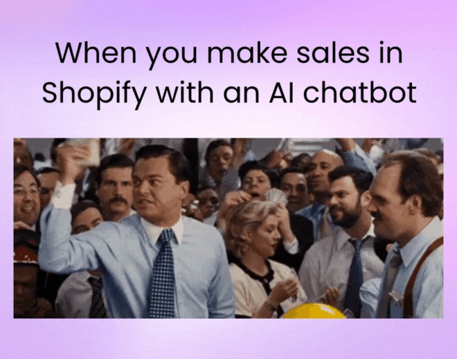 Shopify AI chatbot meme