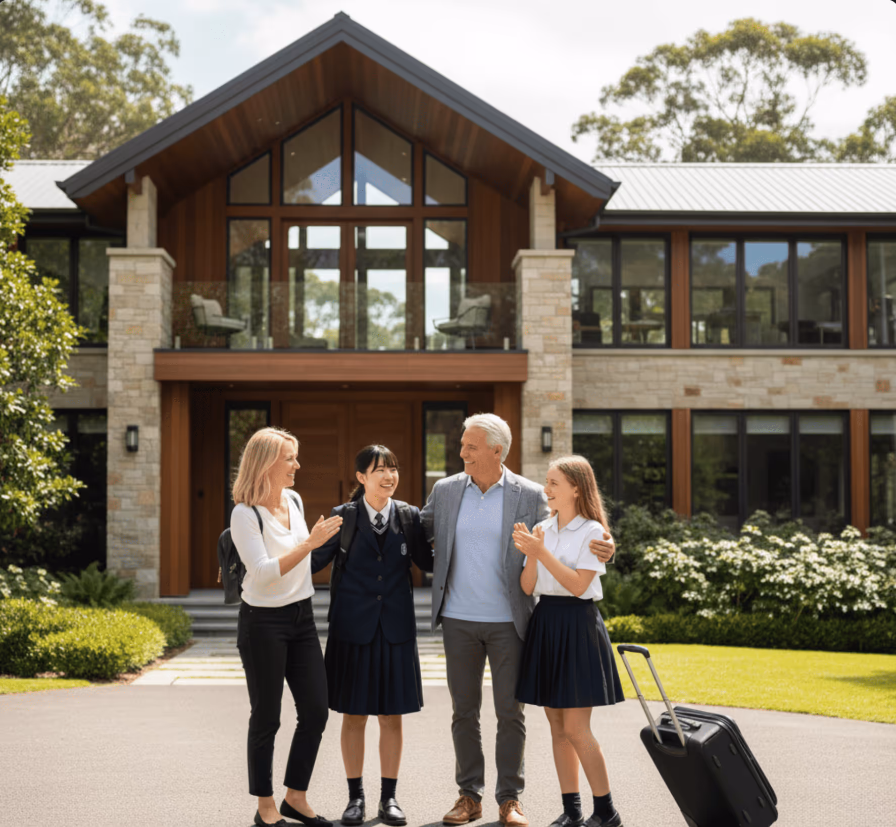 A senior executive sits comfortably in the back seat of a luxury car, using his smartphone to check emails during his professional airport transfer. The vehicle's clean interior and tinted windows convey privacy and comfort.