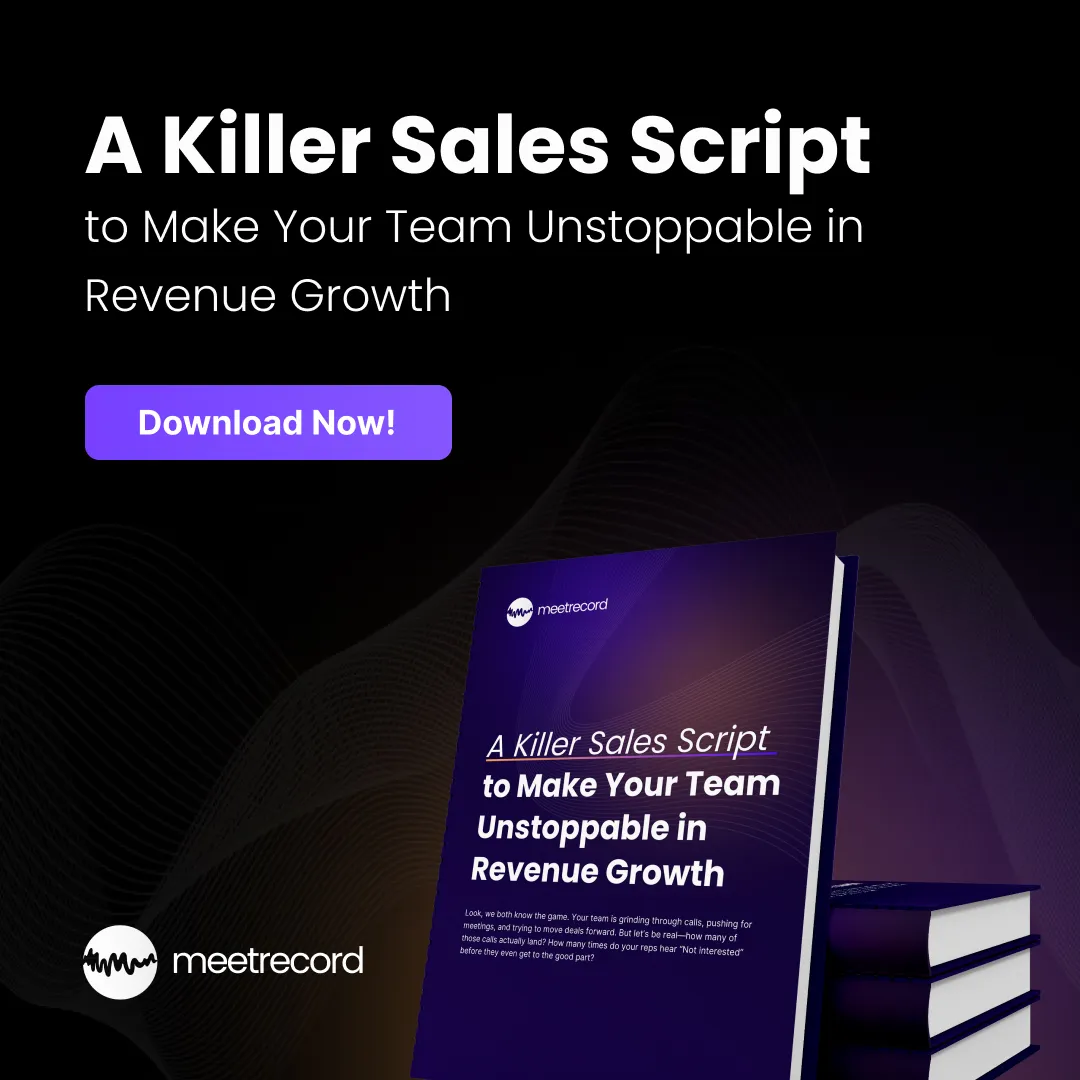 A Killer Sales Script to Make Your Team Unstoppable in Revenue Growth