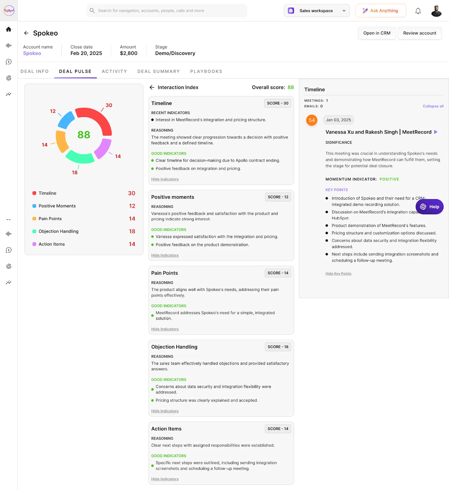 Spokeo using MetRecord for Sentiment Analysis