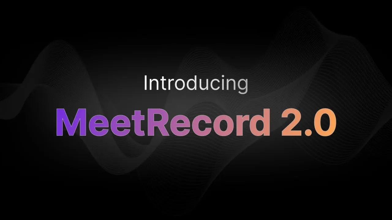 MeetRecord: Accelerate Deal Closure with AI-Powered Revenue Intelligence