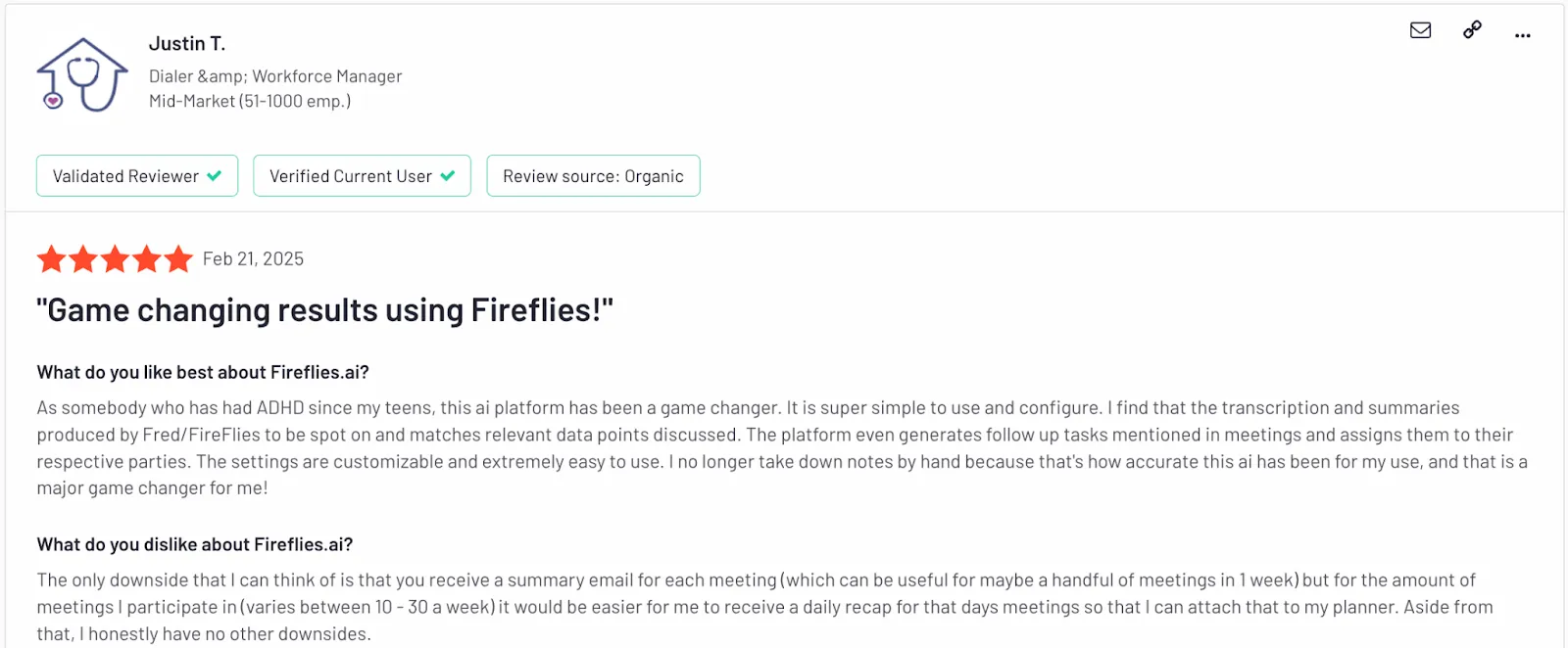 fireflies ai g2 review