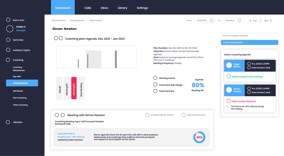 Mediafly revenue enablement dashboard displaying buyer engagement insights, content usage data, and revenue intelligence metrics