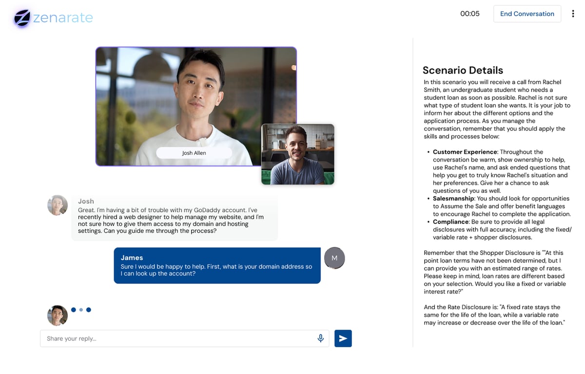 Zenarate Demo - Dynamic Simulation