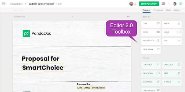 PandaDoc sales enablement platform
