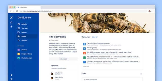 Confluence sales enablement platform