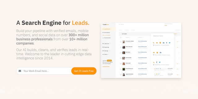 LeadFuze prospecting tool