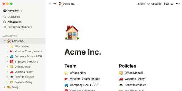 Notion sales enablement platform