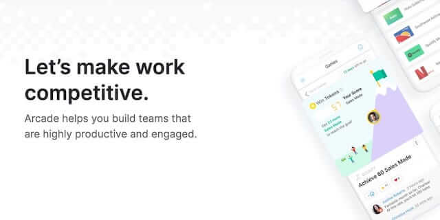 Arcade, remote sales team building and gamification