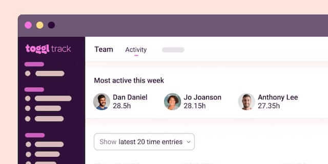 Toggl time tracking software