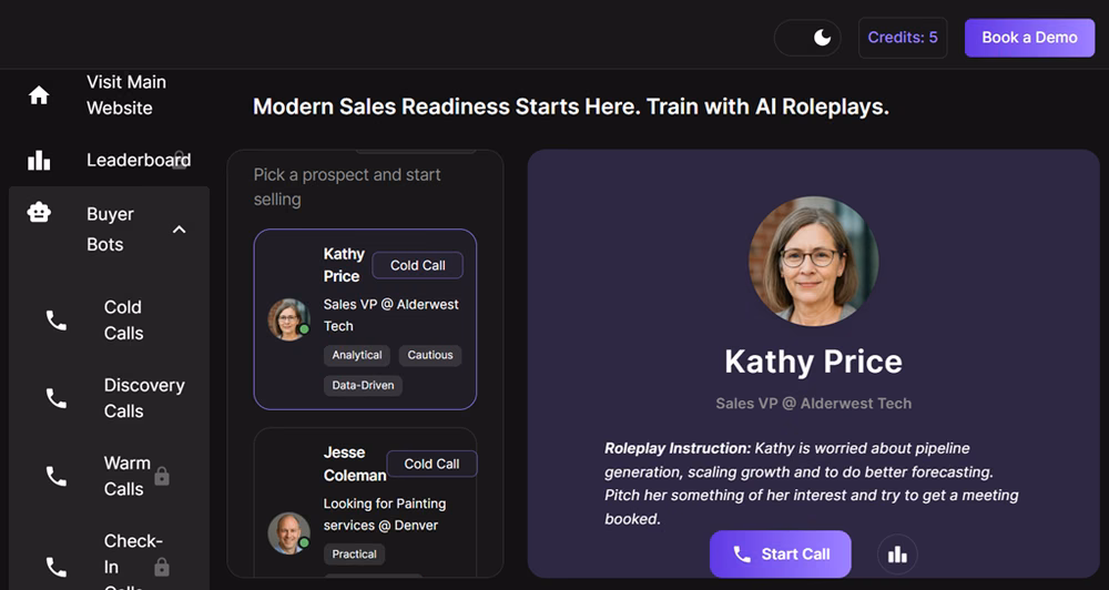 Outdoo AI Sales Roleplay