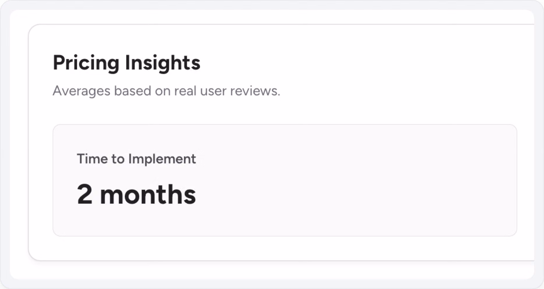 Screenshot showing estimated average pricing for Hyperbound AI sales training platform