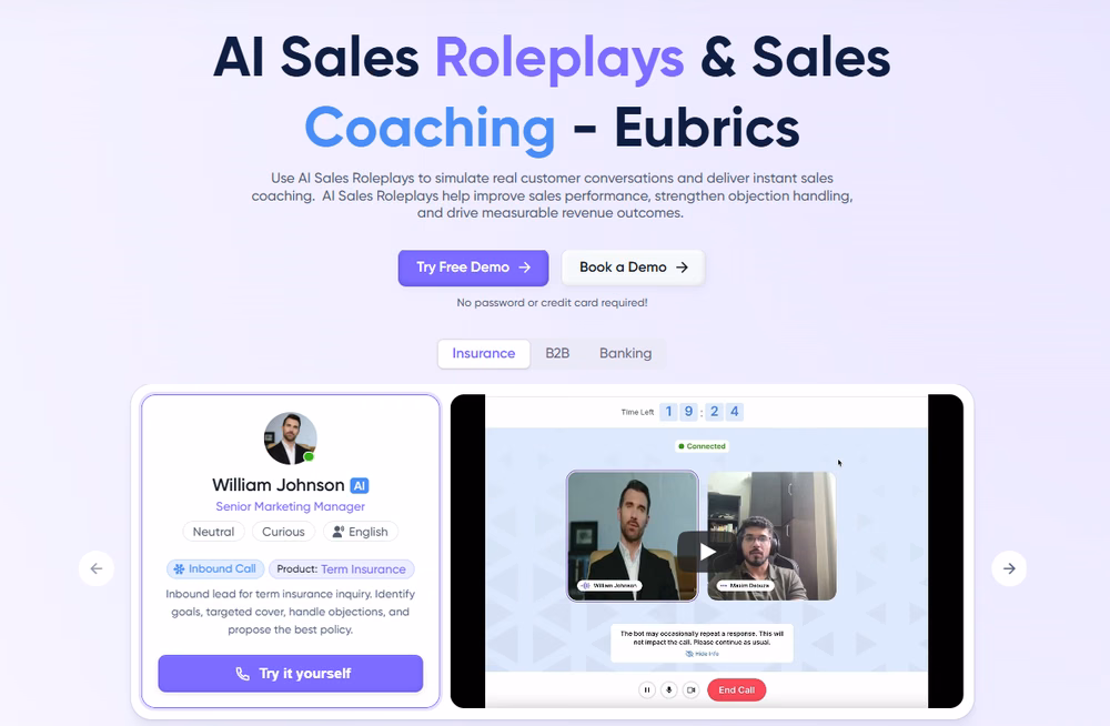 Screenshot showing Eubrics AI capabilities