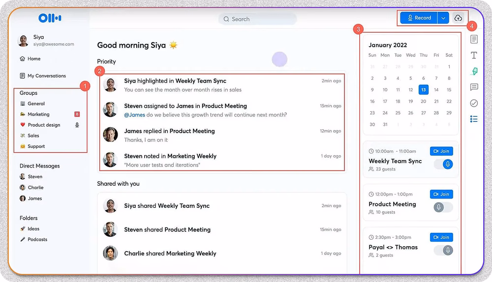 Otter.ai transcription tool