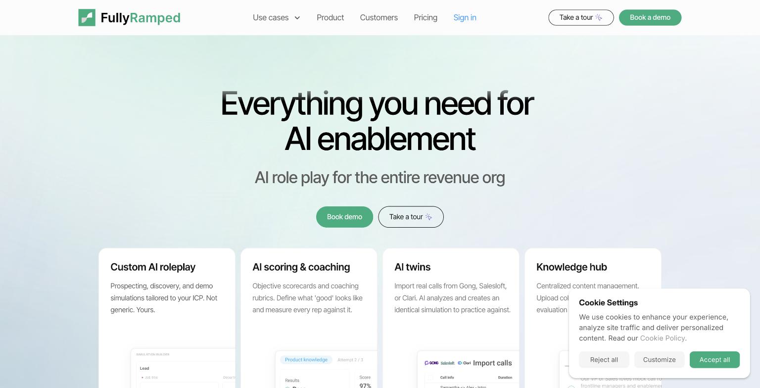 Fully Ramped feature page screenshot