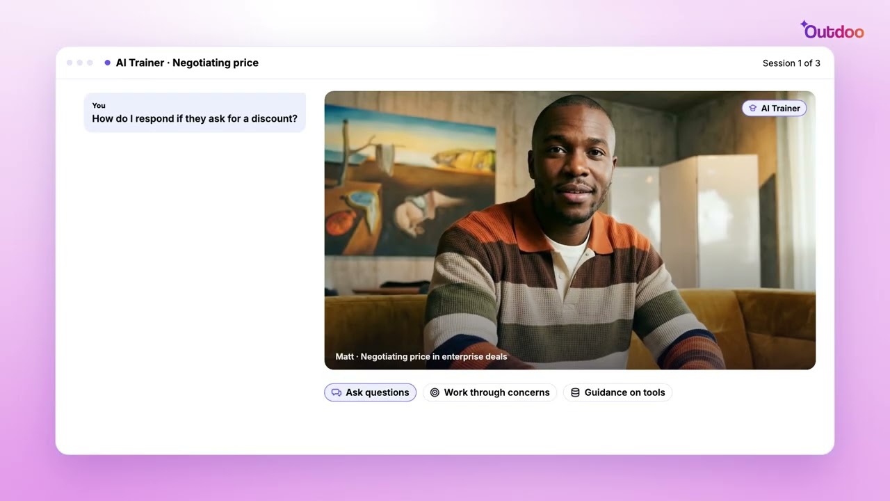 Outdoo AI: The AI Roleplay & Training Platform for Customer-Facing Teams