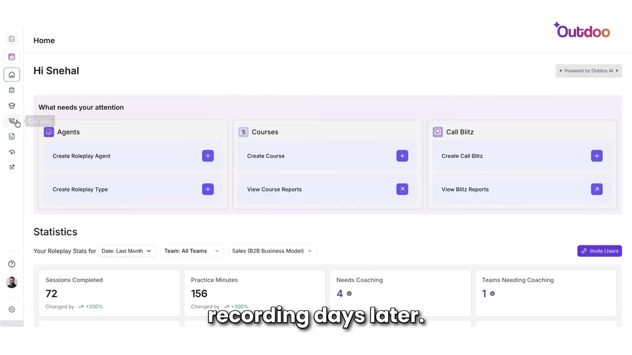 How Outdoo AI Gives Reps Instant Roleplay Feedback