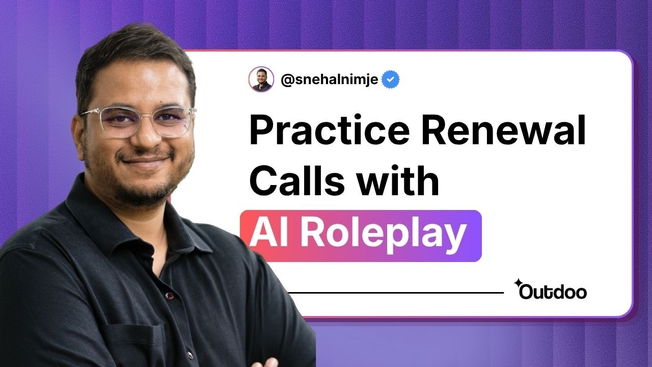 How to Train Reps for Renewal Conversations with AI Roleplay | Outdoo AI