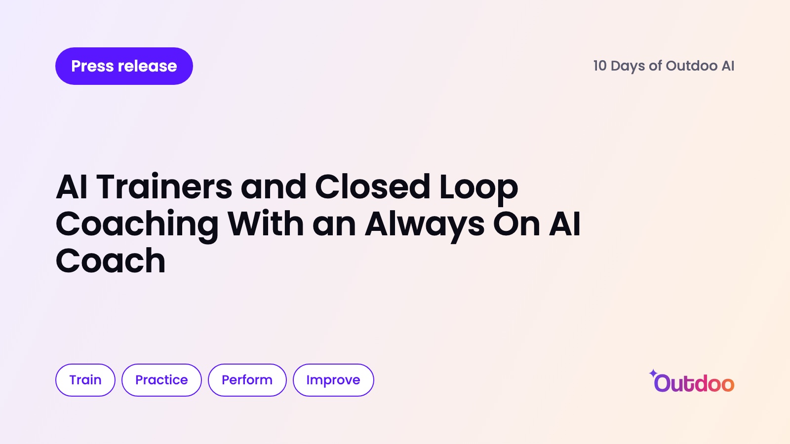 Outdoo Enterprise Grade AI Roleplay and Coaching Platform