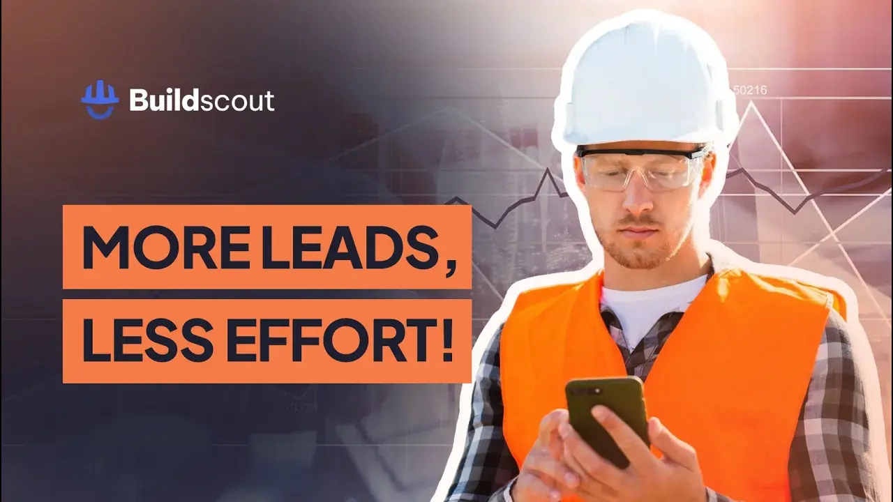 A builder looking at his phone