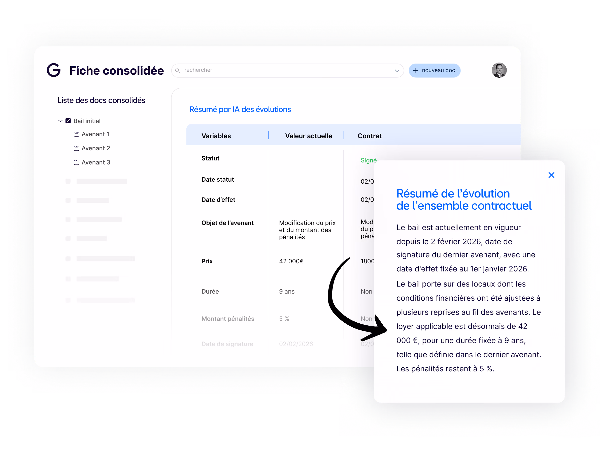 Un contrat sécurisé entouré par des logos des sécurité comme HDS, ISO, Secnumcloud et RGPD