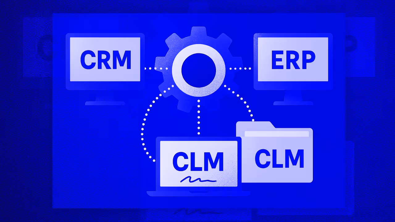 Intégration CLM-CRM-ERP : Intelligence contractuelle juridique 360°