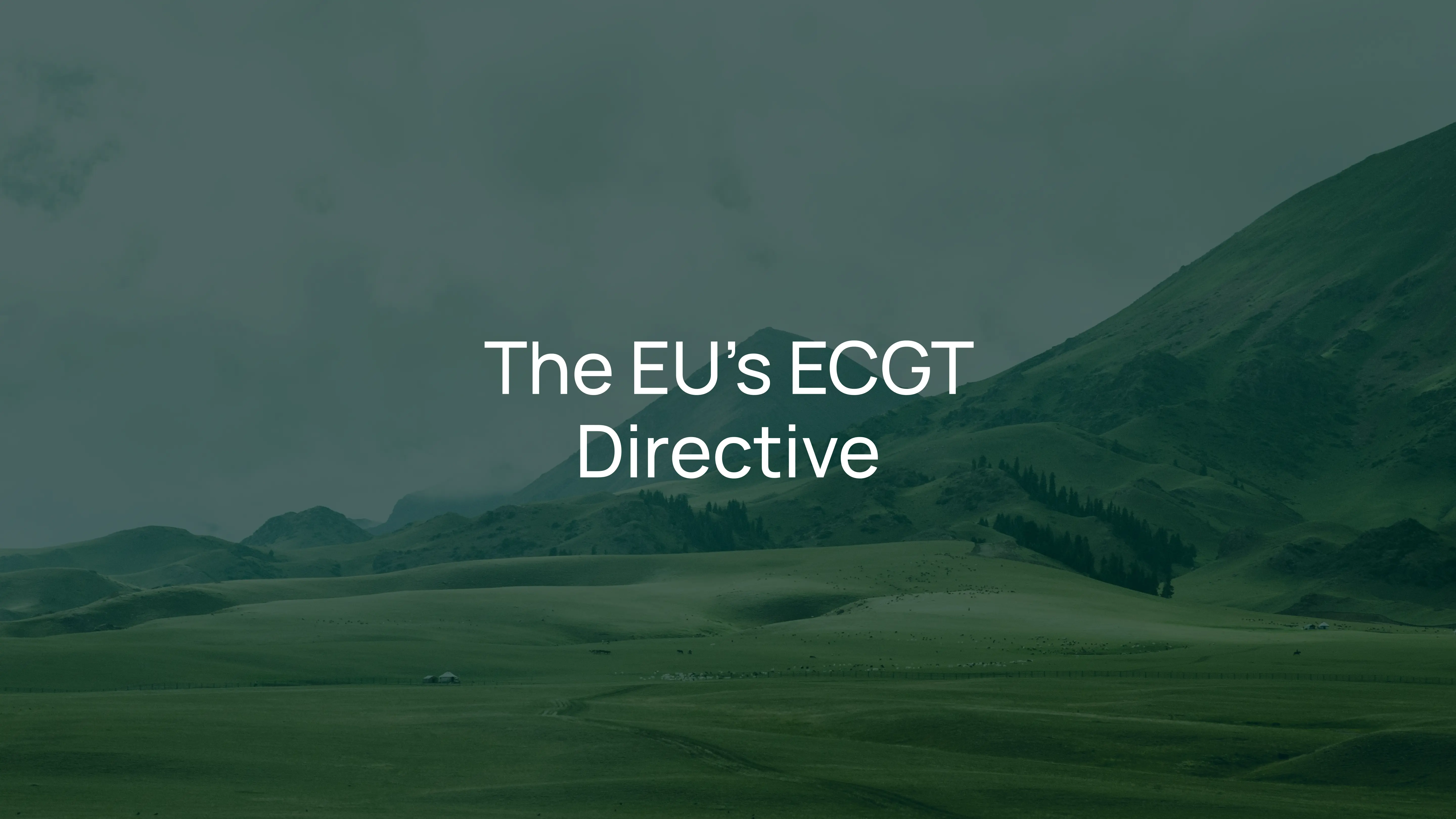ECGT Directive 2026: The EU's New Rules on Sustainability Claims