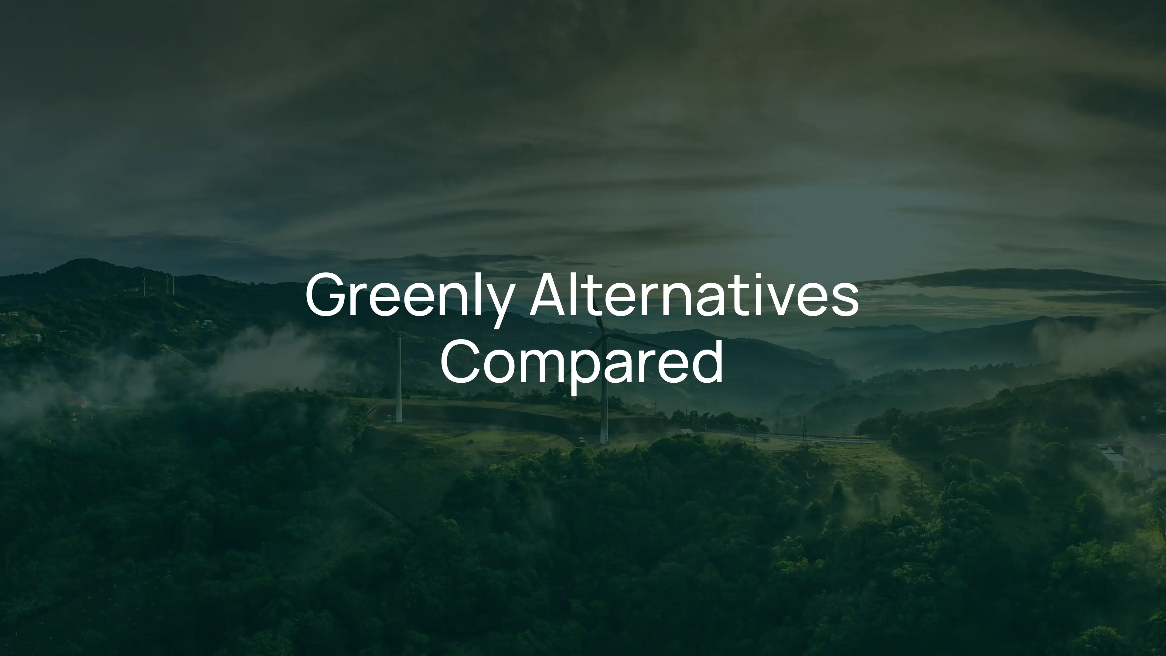 Greenly Alternatives for AI-Optimised Carbon Management