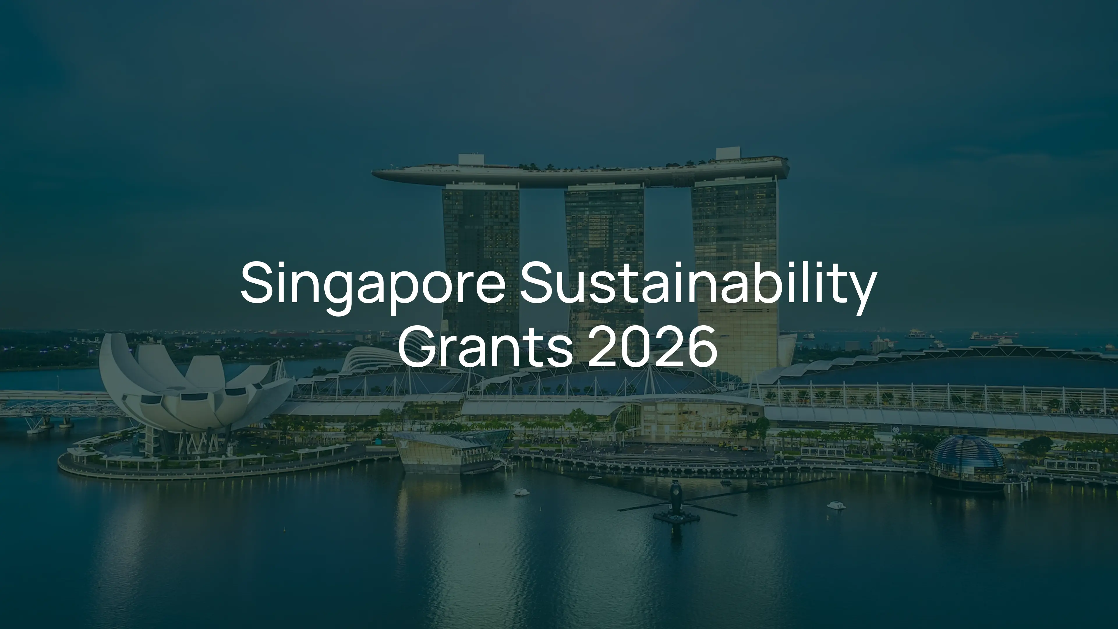 Singapore Sustainability Grants: EDGE Grant and CCP-S Guide