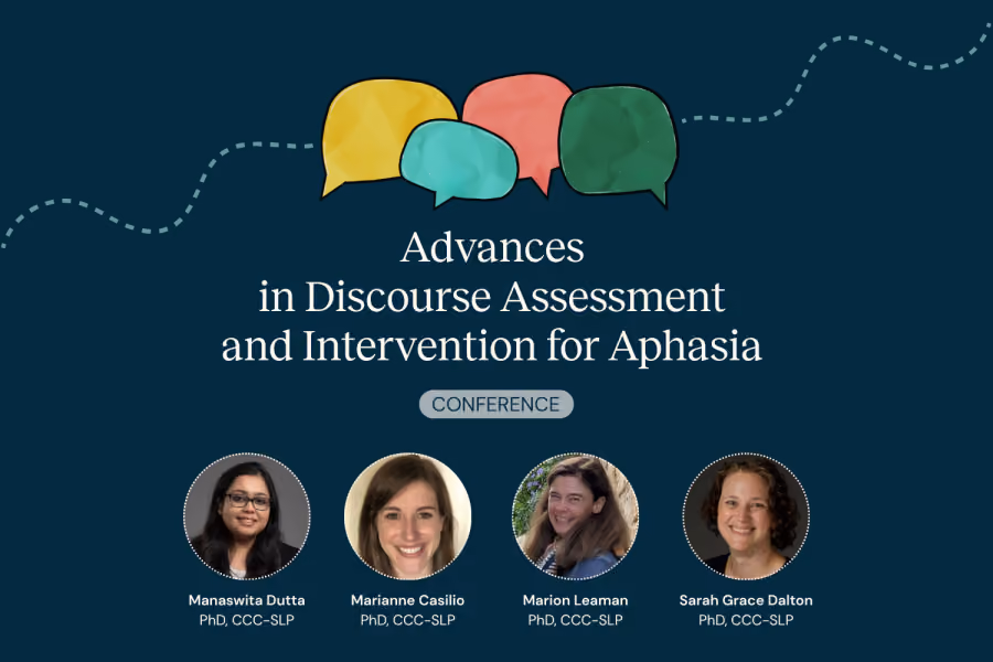 Advances in Discourse Assessment and Intervention for Aphasia Conference