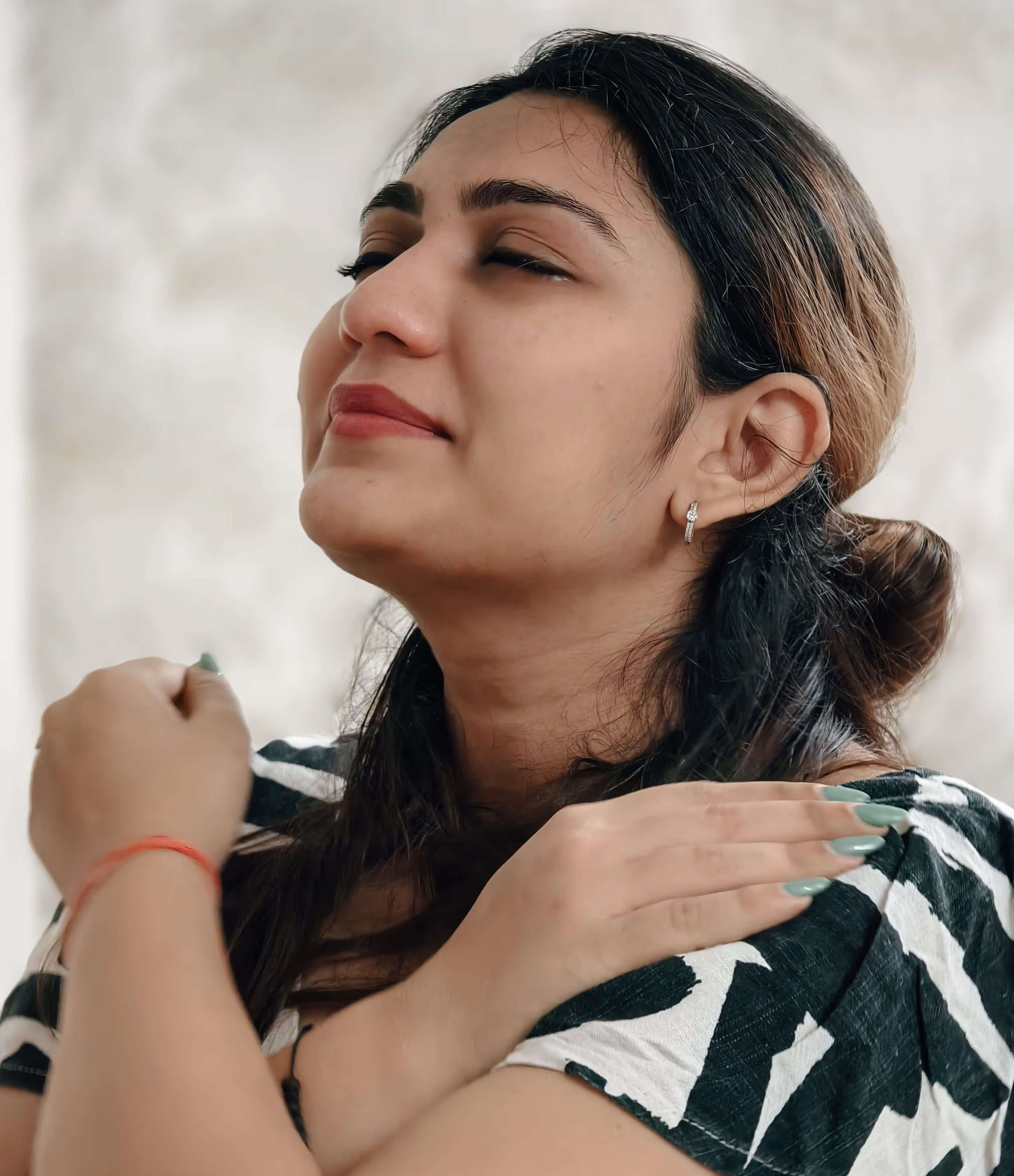 Self embrace during NLP Course in India