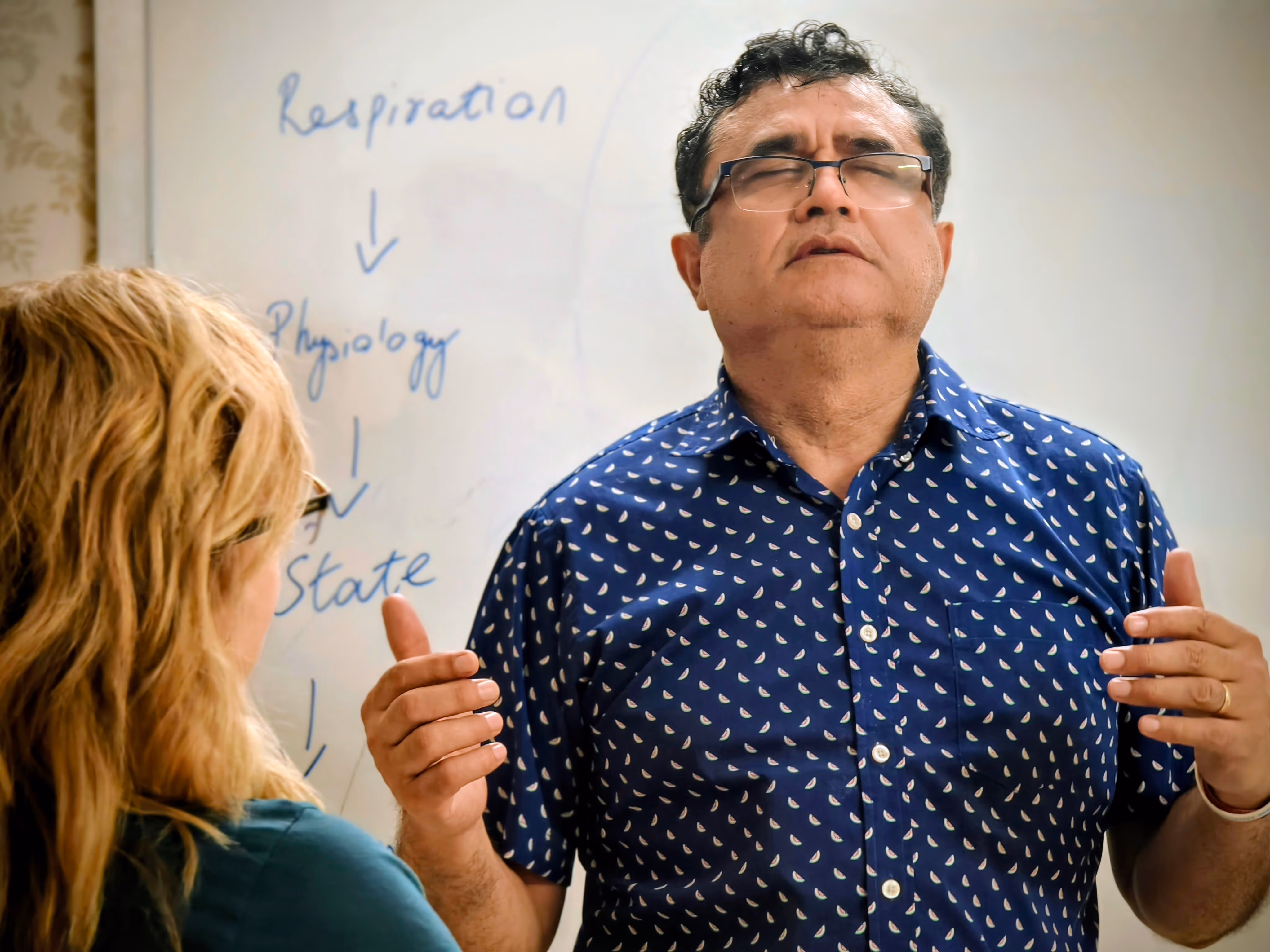 NLP Coach in India, during NLP Course in India.