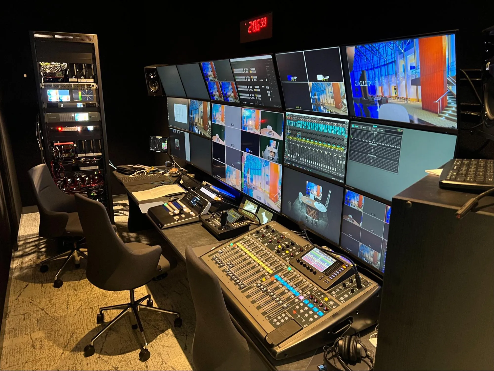 Picture of film control room