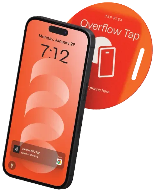 Overflow tap interaction