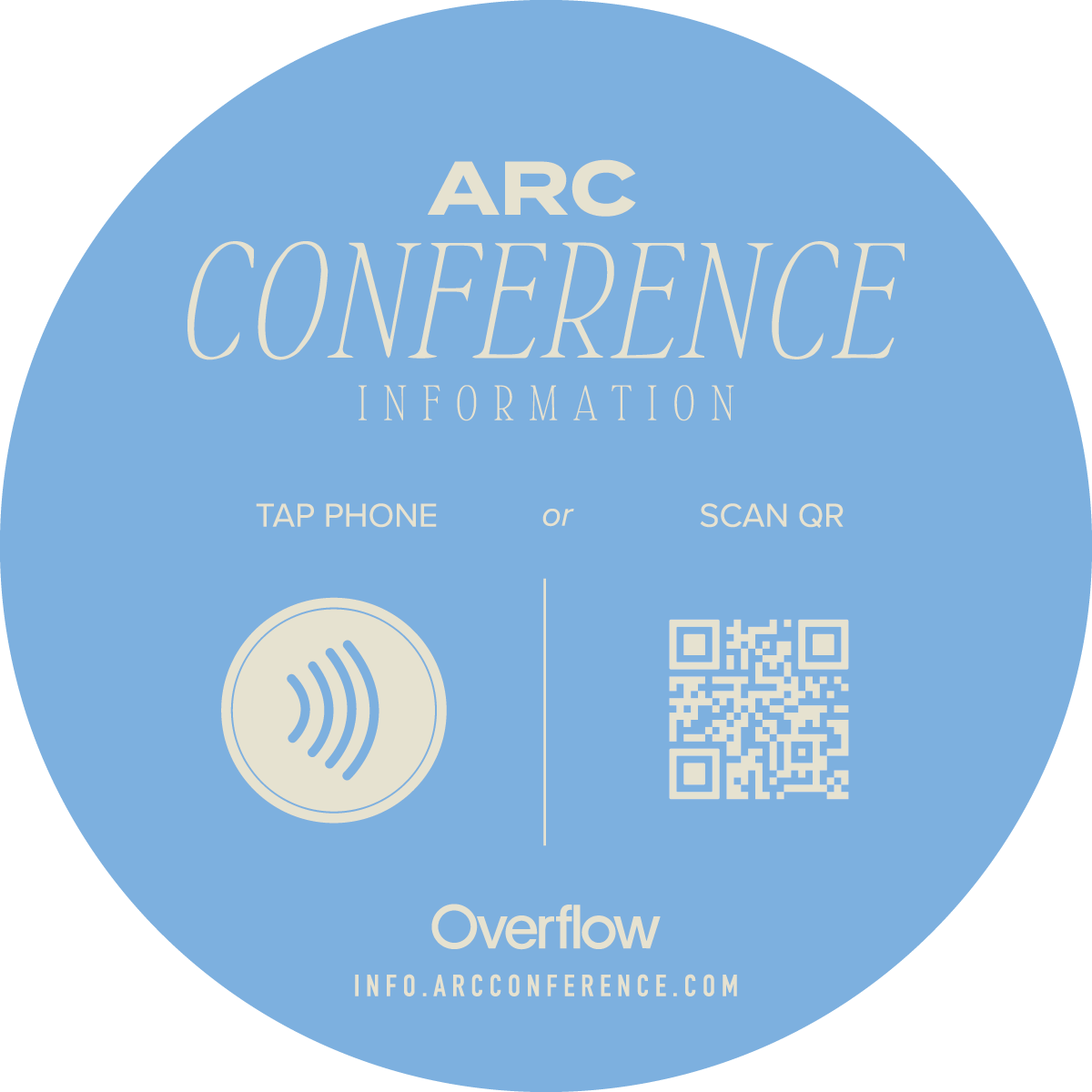 ARC conference tap sticker